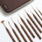 Artify Extreme Detail Paint Brushes, Miniature Paint Brushes for Models, 10pcs Mini Small Paint Brushes for Painting with a Handbag, Miniature Brushes for Fine Detailing